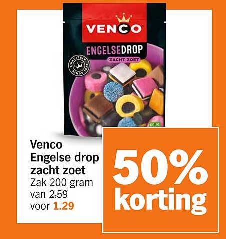 Venco Engelse drop zacht zoet