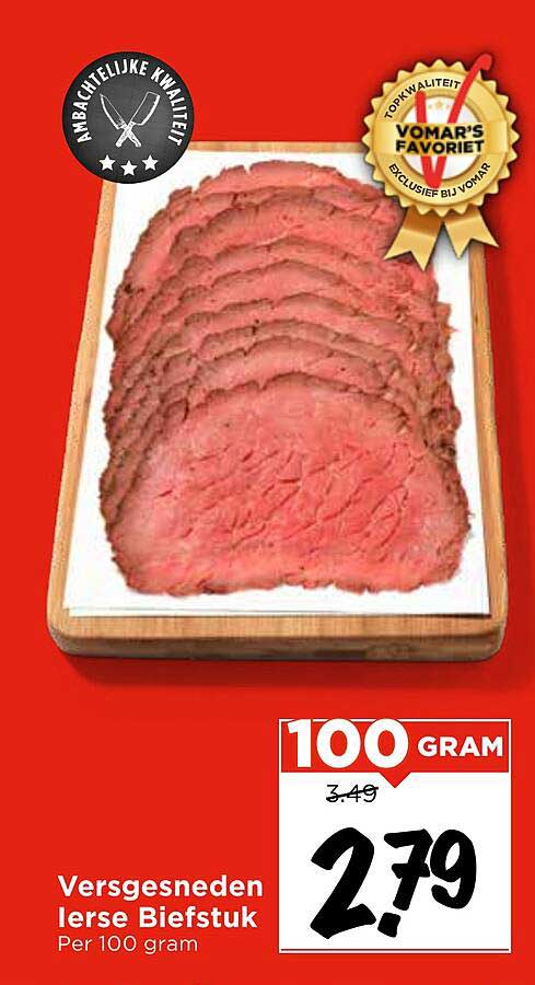 Versgesneden Ierse Biefstuk