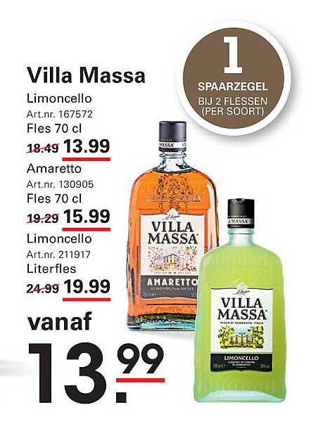 Villa Massa Limoncello en Amaretto