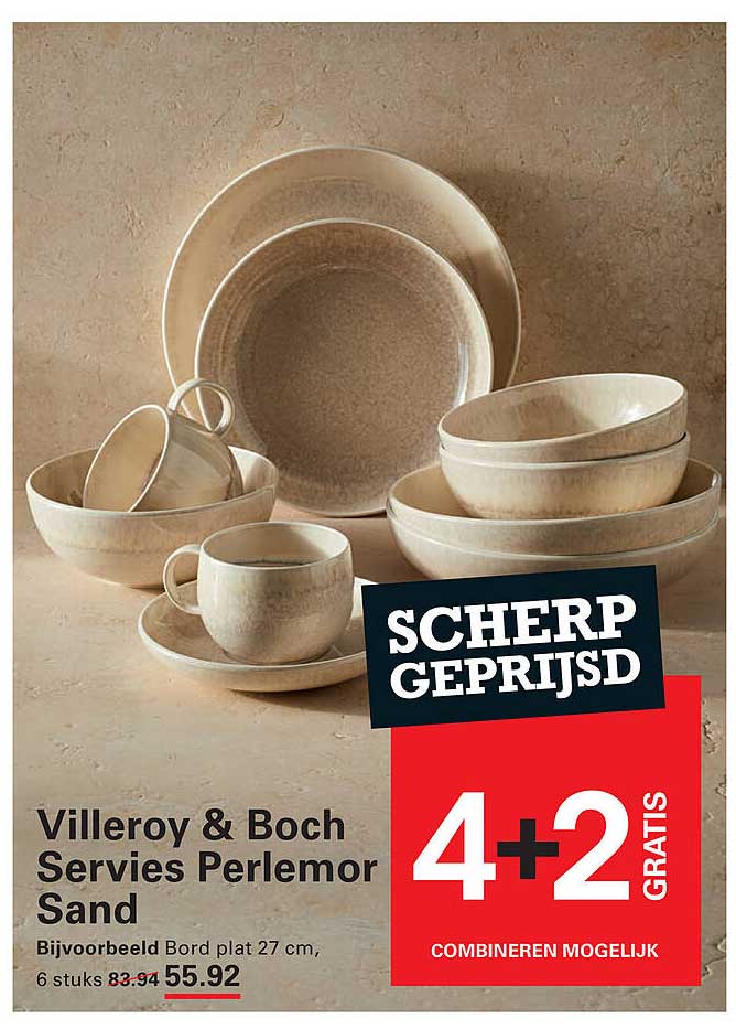 Villeroy & Boch Servies Perlemor Sand