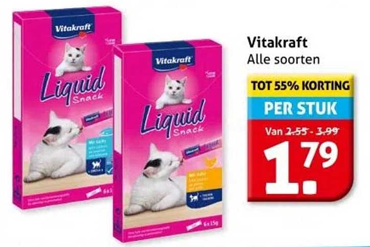 Vitakraft Liquid Snack Alle soorten