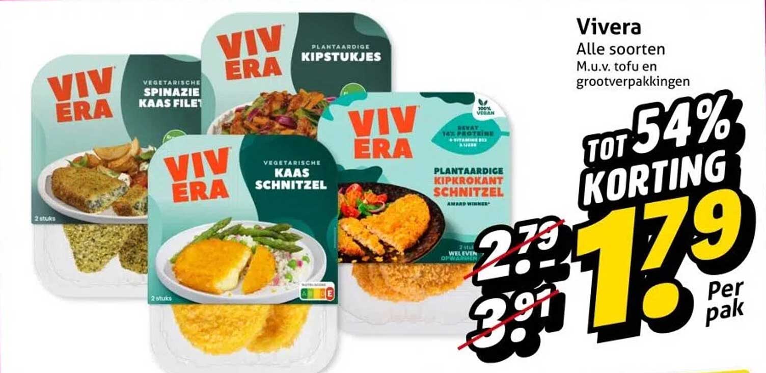 Vivera - Alle soorten M.u.v. tofu en grootverpakkingen