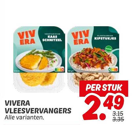 VIVERA VLEESSVANGERS Alle varianten.