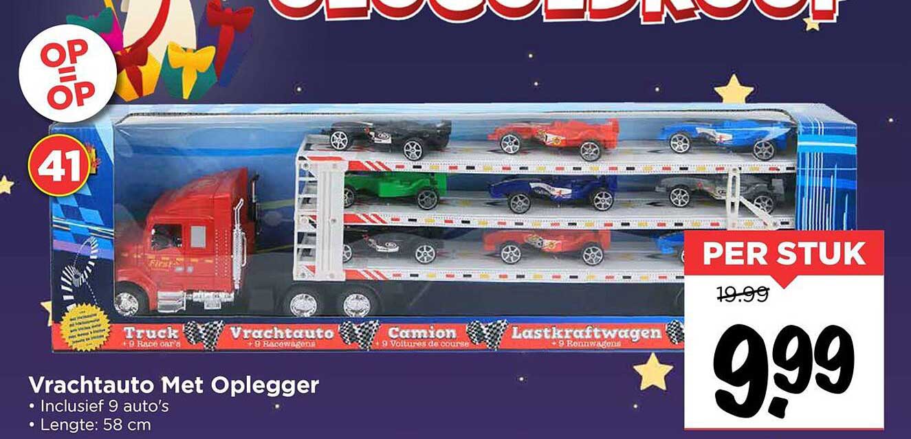Vrachtauto Met Oplegger