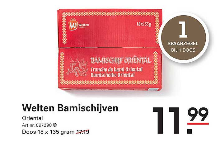 Welten Bamischijven - Oriental