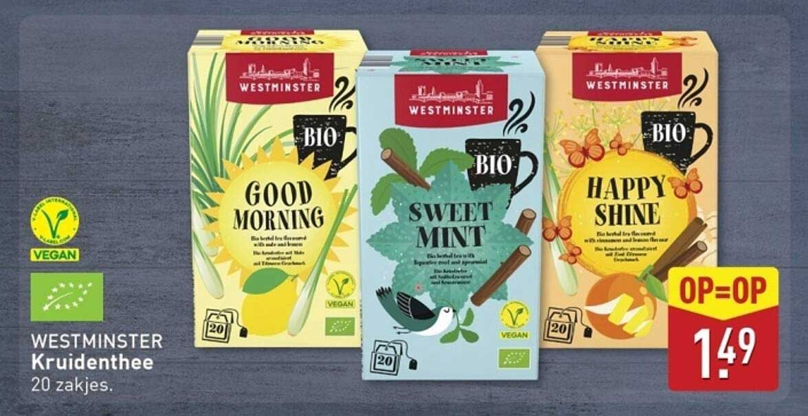 WESTMINSTER Kruidenthee 20 zakjes