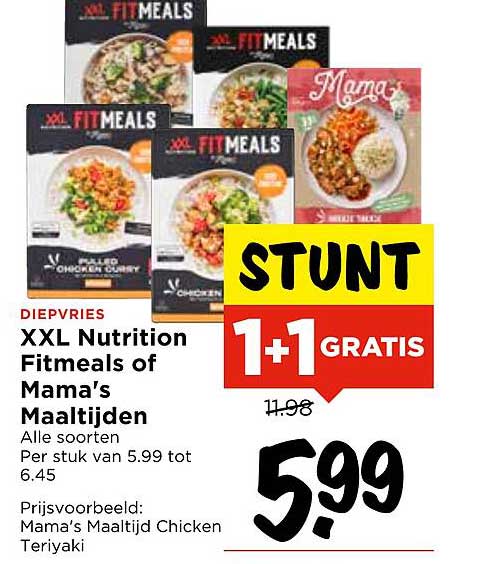 XXL Nutrition Fitmeals of Mama's Maaltijden