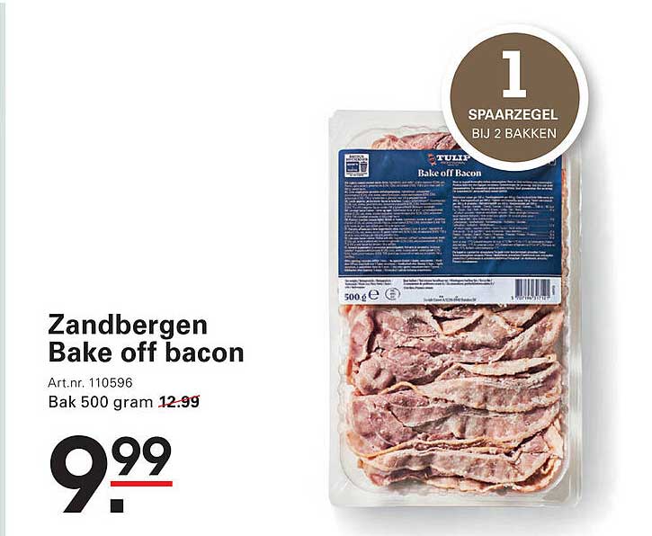 Zandbergen Bake off bacon