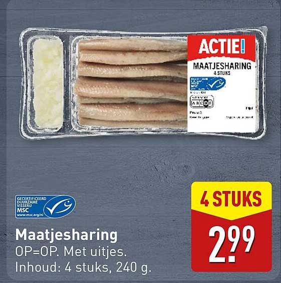 Maatjesharing 4 stuks