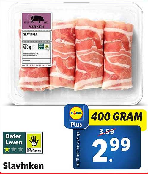Slavinken aanbieding bij Lidl Slavinken aanbieding bij Lidl