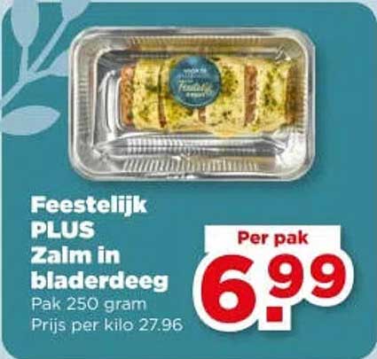 Feestelijk PLUS Zalm in bladerdeeg