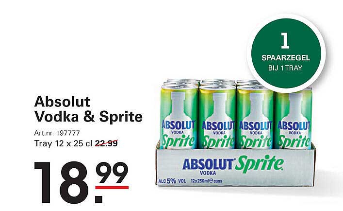 Absolut Vodka & Sprite