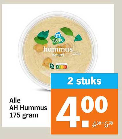 Alle AH Hummus 175 gram