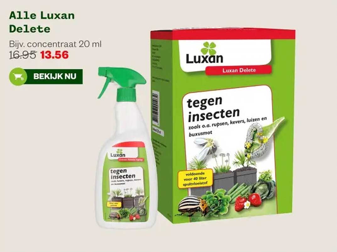 Alle Luxan Delete Bijv. concentraat 20 ml