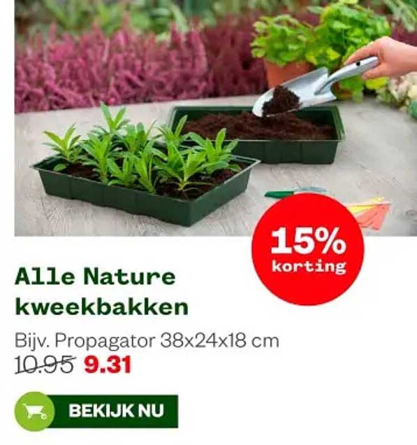 Alle Nature kweekbakken