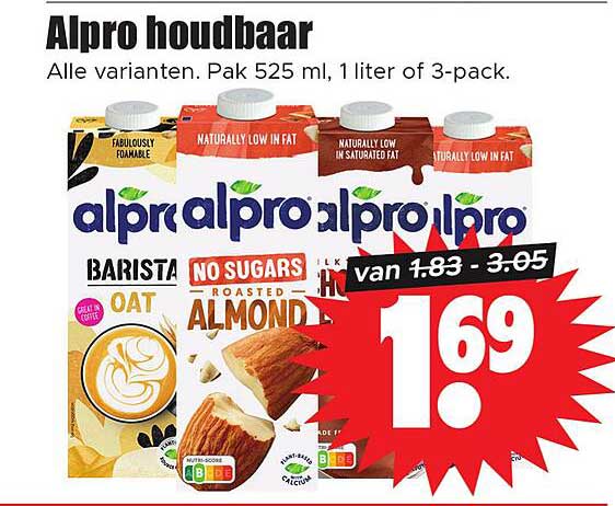 Alpro houdbaar