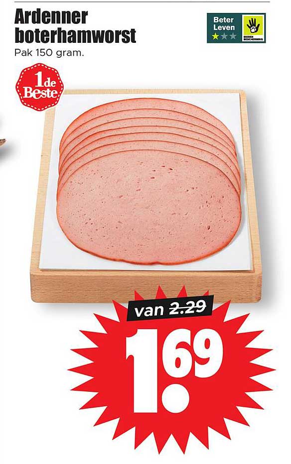 Ardenner boterhamworst Pak 150 gram