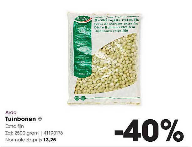 Ardo Tuinbonen Extra Fijn