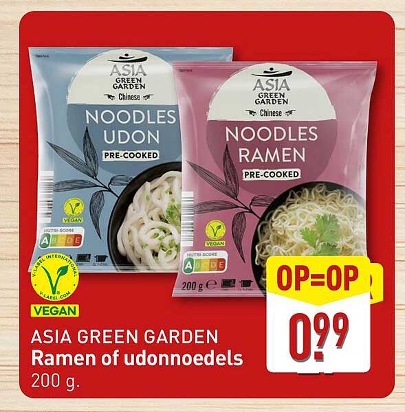 ASIA GREEN GARDEN Ramen of udonnoedels 200 g.