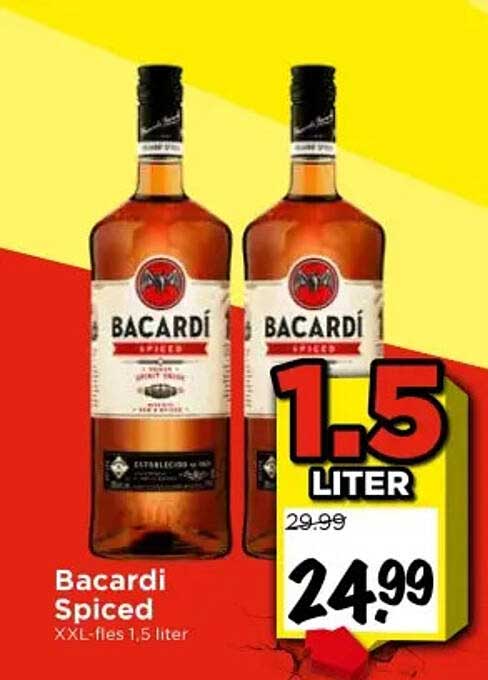 Bacardi Spiced XXL-fles 1,5 liter