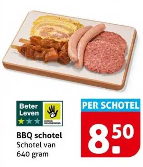 BBQ schotel