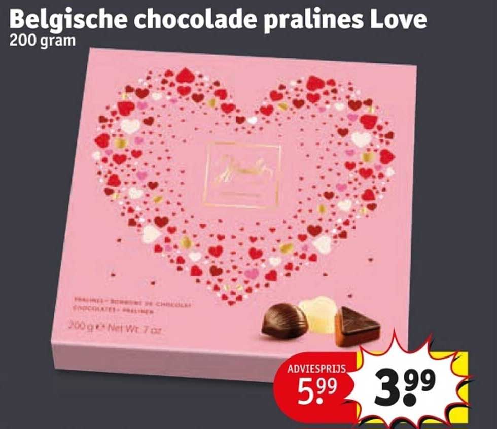 Belgische chocolade pralines Love
