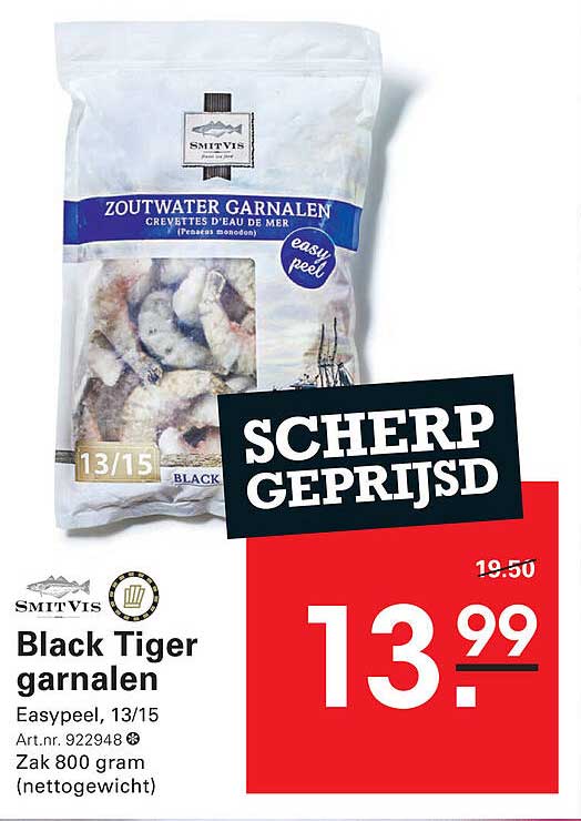 Black Tiger garnalen