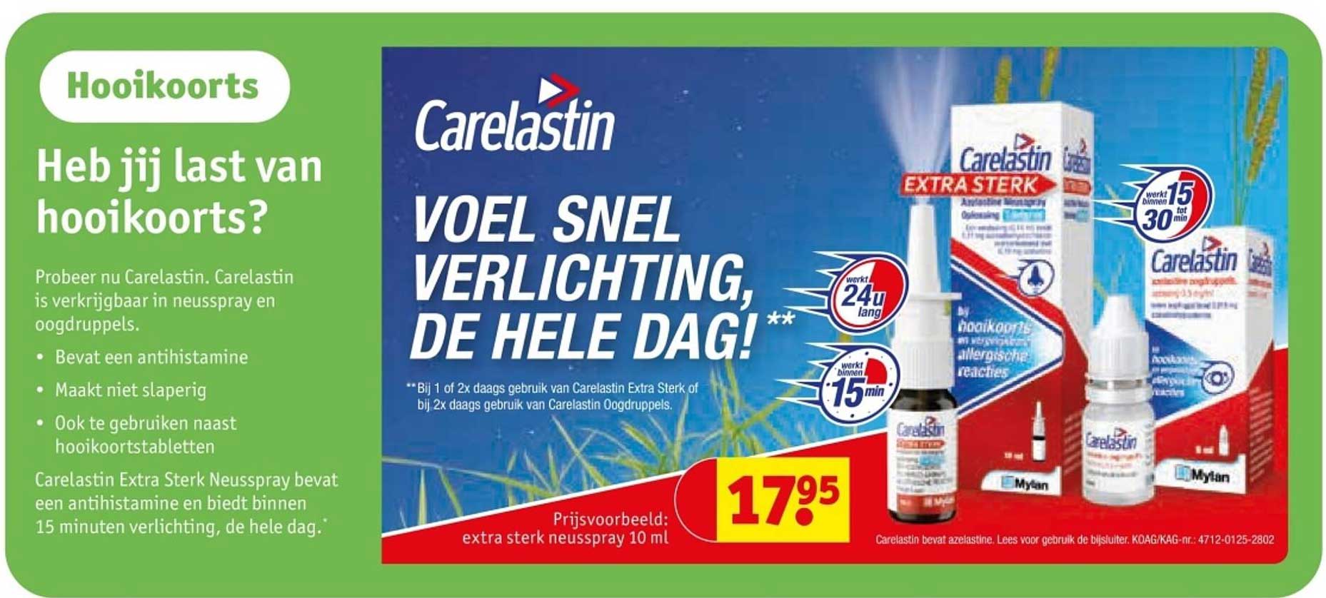 Carelastin Extra Sterk Neusspray 10 ml