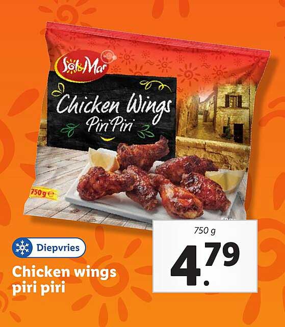 Chicken wings piri piri