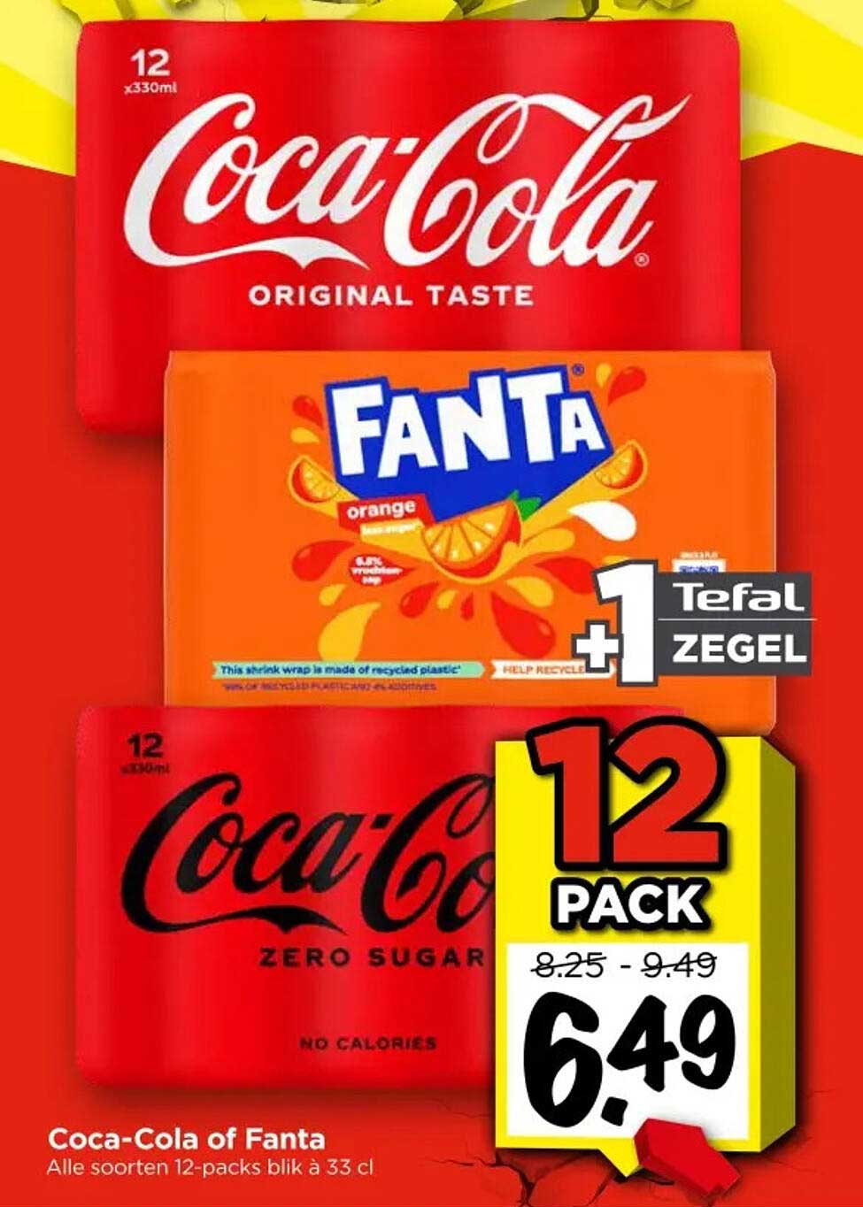 Coca-Cola of Fanta 12-pack