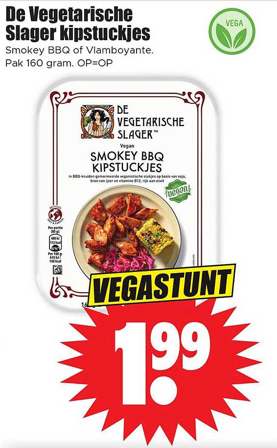 De Vegetarische Slager kipstukjes