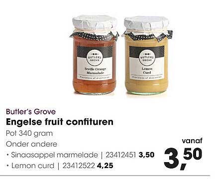 Engelse fruit confituren