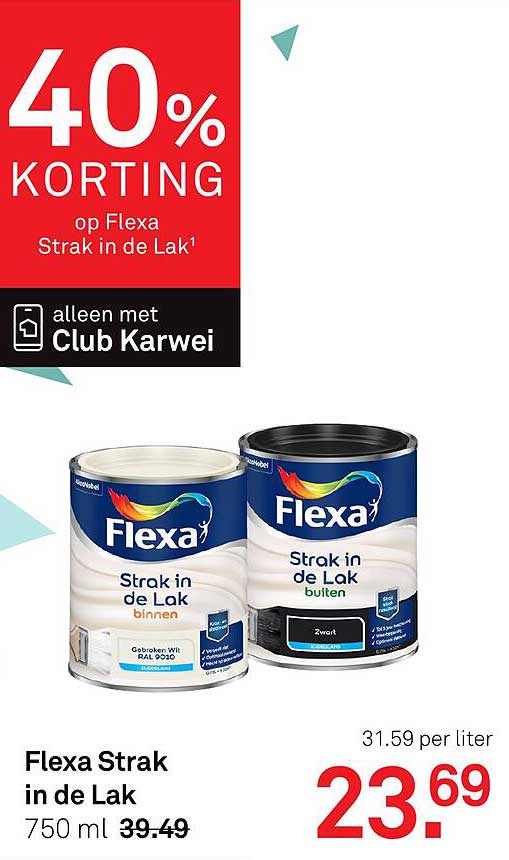 Flexa Strak in de Lak 750 ml