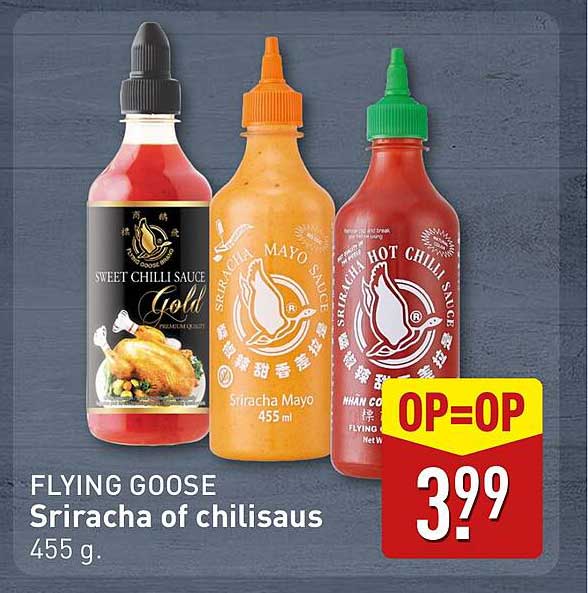 FLYING GOOSE Sriracha of chilisaus 455 g.