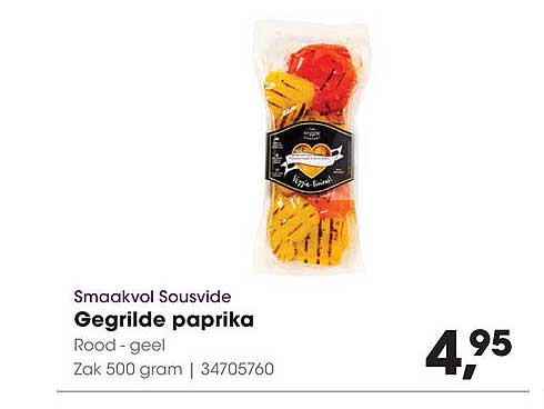 Gegrilde paprika