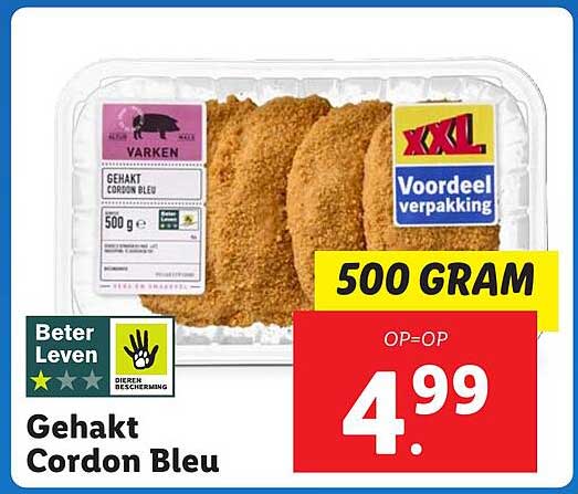 Gehakt Cordon Bleu