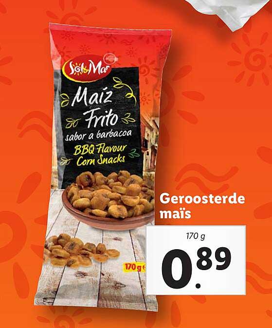 Geroosterde maïs