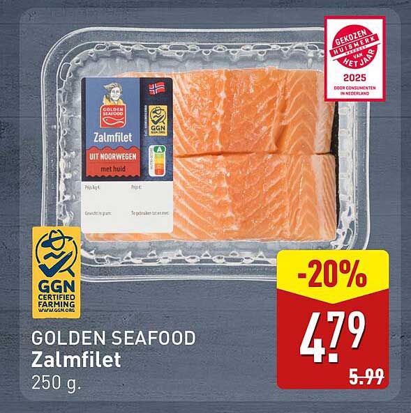 GOLDEN SEAFOOD Zalmfilet 250 g