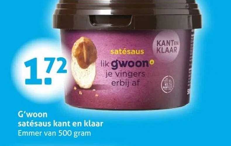 G'woon satésaus kant en klaar