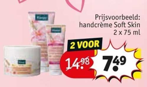 handcrème Soft Skin 2 x 75 ml