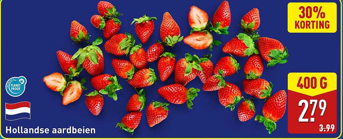 Hollandse aardbeien 400 G