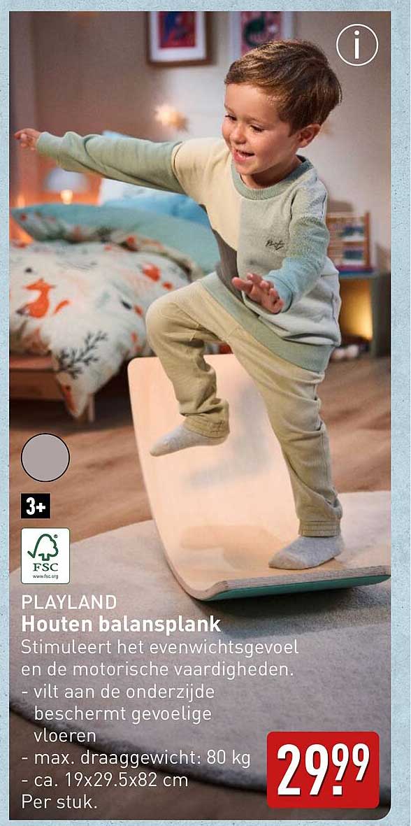 Houten balansplank