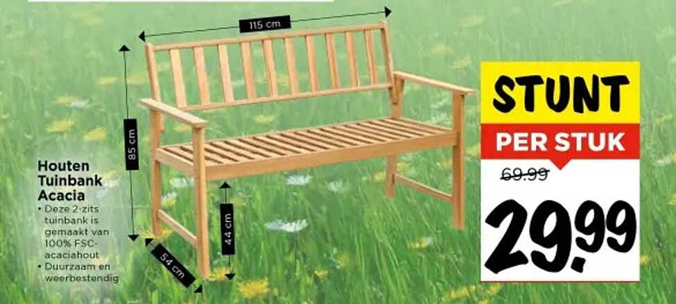 Houten Tuinbank Acacia