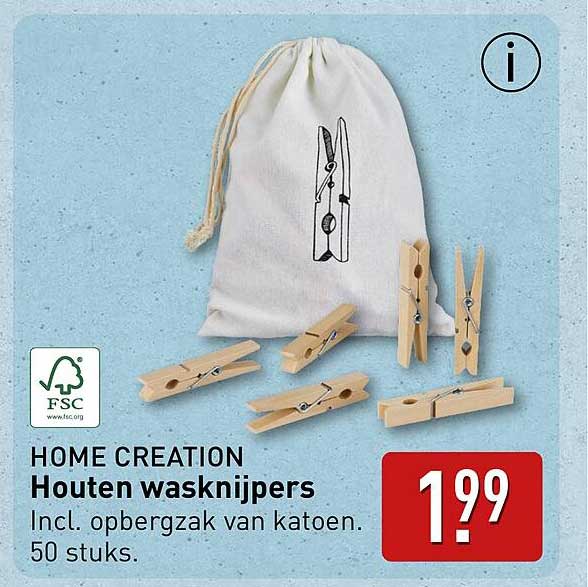 Houten wasknijpers