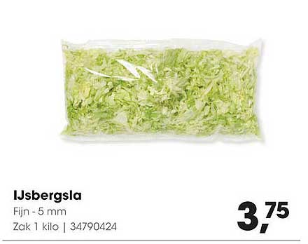 IJsbergsla Fijn - 1 kilo