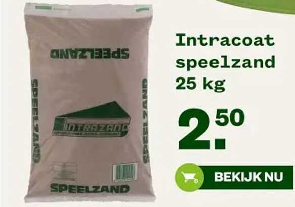 Intracoat speelzand 25 kg