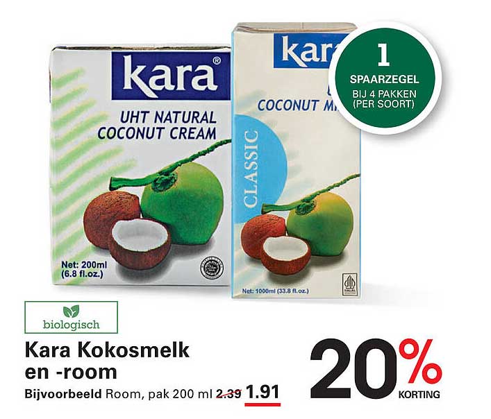 Kara Kokosmelk en -room