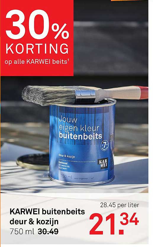 KARWEI buitenbeits deur & kozijn 750 ml