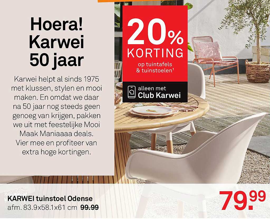 KARWEI tuinstoel Odense