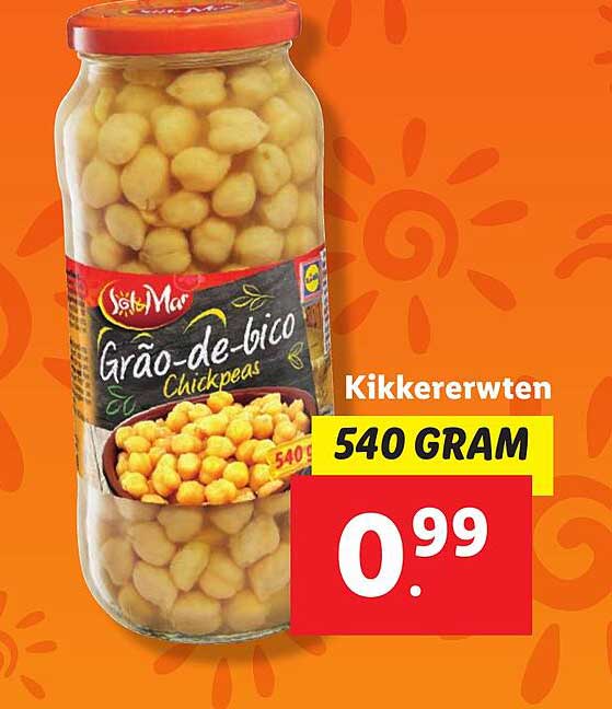 Kikkererwten 540 GRAM